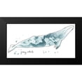 thumbnail image 2 of Vess, June Erica 24x14 Black Modern Framed Museum Art Print Titled - Cetacea Gray Whale, 2 of 5