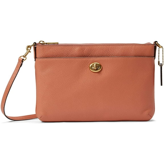 COACH Naw Polished Pebble Polly Crossbody One Size Light Coral