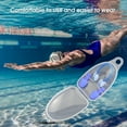 thumbnail image 2 of 1 Set Portable Ear Plugs Waterproof Comfortable Flexible Nose Clip Earplugs Set for Swimming, 2 of 7