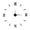 Black, variant on LAZIOEGR 3D DIY Minimalist Wall Clock Silent Mute Punch-Free Wall Sticker Clock Kit for Living Room Bedroom Art Decor Small 15.7 Inches / 40 cm Black