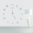thumbnail image 1 of Delaman Sticker Kit, EVA Foam Modern DIY Large Wall Clock Kit 3D Mirror Surface Sticker for Home Office Room, 1 of 1