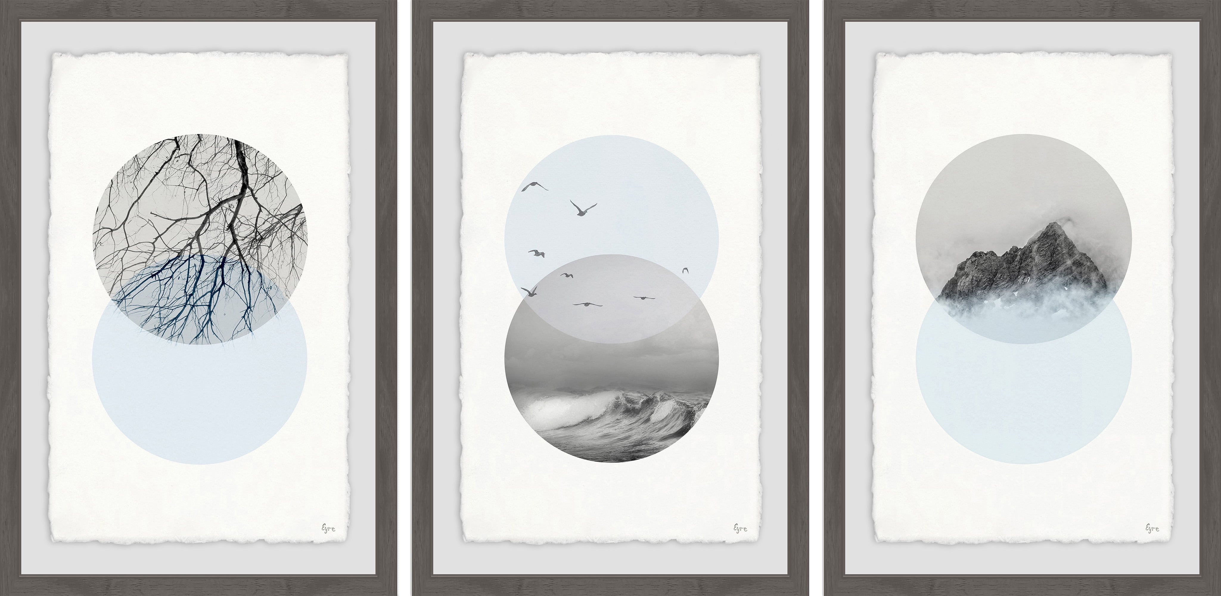 Marmont Hill Nature View Triptych