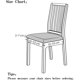 thumbnail image 3 of Juego de 4 fundas para asiento de silla de comedor Jacquard, 3 of 7