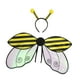 thumbnail image 1 of Disfraz infantil de alas con diadema, disfraz de animal para Halloween para actuaciones Amarillo, 1 of 8