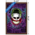 thumbnail image 3 of DC Comics Movie - Suicide Squad - Joker Wall Poster, 14.725" x 22.375", Framed, 3 of 5