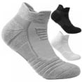 thumbnail image 4 of Mens Cotton Ankle Running Socks Breathable Low Cut Athletic Sports Tab Socks Aosijia, 4 of 7