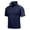 Blue, variant on Tactical Camo Shirts for Men with Short Sleeves and Zipper Collars Featuring Breathable Fabric for Outdoor Hiking Gym Workouts Weekend Adventures Backyard Bbqs Army Green L