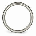 thumbnail image 2 of Titanium 8mm Laser Design Polished Band, 2 of 3