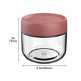 thumbnail image 3 of Leakproof Glass Storage Jars, Reusable Overnight Oats Containers with Lids, Stackable Pantry Organizers for Snacks Cereal Salad Dressing, 3 of 9