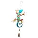 thumbnail image 2 of Campana de viento de gecko de vidrio de colores, escultura de gecko colgante, campanas de viento, gecko duradero Azul, 2 of 9