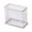 White, variant on KQJQS Metal Mesh Pen Holder Organizer, Desktop Pen Storage Box, Compact 10x9.5x5cm Iron Pencil Cup, Open Design for Office Supplies, Makeup Brushes