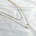 thumbnail image 4 of Colgante de collar de corazón en capas TANGJMXG Gargantilla de oro chapado en 18k para mujeres, 4 of 5