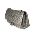 thumbnail image 4 of Pre-Owned Chanel Metallic Pewter Crinkle Lambskin Reissue 2.25 227 Double Flap Bag, 4 of 8
