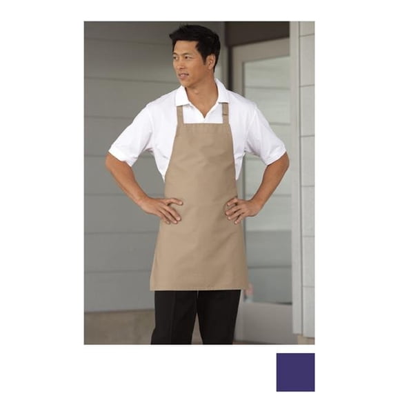 Uncommon Threads 3010-1800 Ajustable Bib Apron No Pockets in Purple