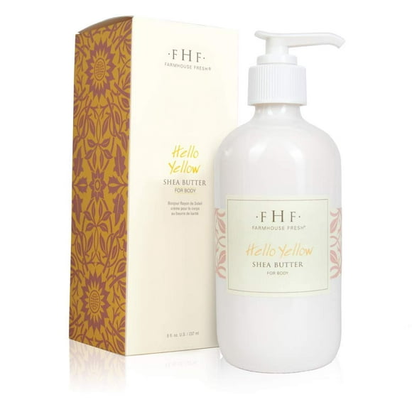 FarmHouse Fresh Hello Yellow Shea Butter, 8 Fl Oz