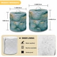 thumbnail image 6 of Green Marble Pressure Cooker Cover Abstract Modern Art Green Gradient Waves Dust Cover for Kitchen Appliances with Top Handle & Storage Pockets, Fits 6 Quart Instant Pot, Air Fryer, Crock Pot, 6 of 9