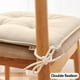 thumbnail image 4 of Cojín de asiento grueso y antideslizante, ergonómico, con tejido transpirable, ideal para estudio y viajes, cómodo soporte para el sedentarismo, para estudiantes y profesionales, con núcleo de espuma, 4 of 9