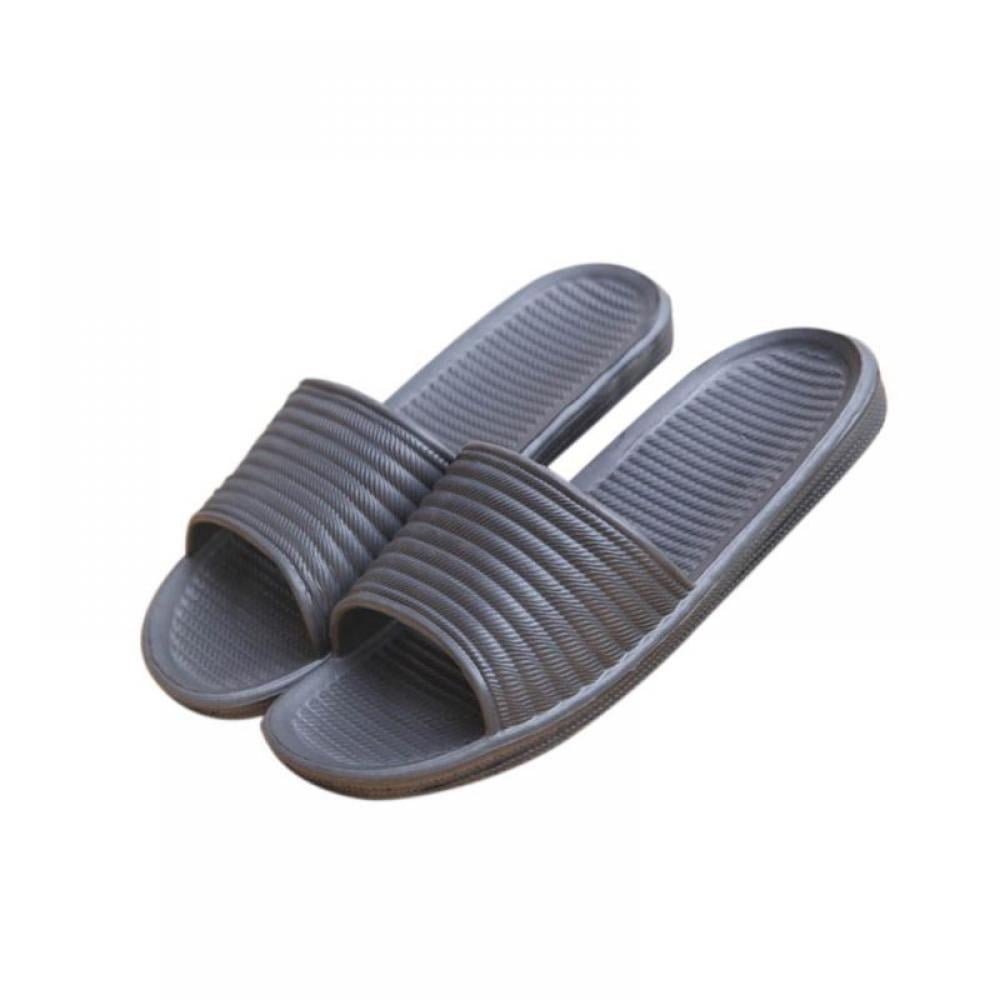 Mens summer slippers non-slip sandals garden shoes shower beach swimming pool bathroom breathable slippers