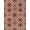 Burgundy Orange Ivory, Pattern 1, variant on ODIKA Solid Vintage Butterfly Print Border Scroll Ornate Shaped Boho Refined for Entryway, Kitchen, Mudroom, Stain Resistant Flatwoven