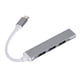 thumbnail image 2 of USB C Hub Splitter, USB 3.0 USB 2.0 4 en 1 Hub Dock Station Adapter (Gris), 2 of 7