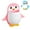 Pink, variant on Penguin Shape Wall Mounted Storage Organizers Design for Office Kitchen Bathroom Versatile Holders for Pencils Toothbrushes Remote Controls and More,1/2/4 PCS