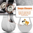 thumbnail image 3 of TOMKAS Small Dog/Cat Carrier Sling Hands Free Pet Puppy Outdoor Travel Bag Tote, 3 of 9