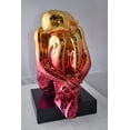 thumbnail image 5 of Puzzle Patterned Cradled Woman Resin Statue on Black Base Size: 13" x 12" x 19"H, 5 of 10