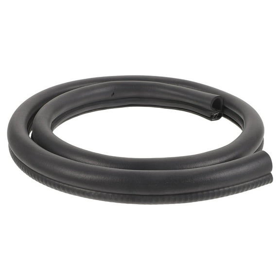 OFFIGAM Black Weatherproof Rubber Door Seal Strip, 1 Bar, Effective Draft and Water for Doors and