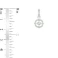 thumbnail image 3 of Diamaison 1/2 Cttw Natural White Diamond Huggies Earrings for Adult in 10Kw Gold, 3 of 5