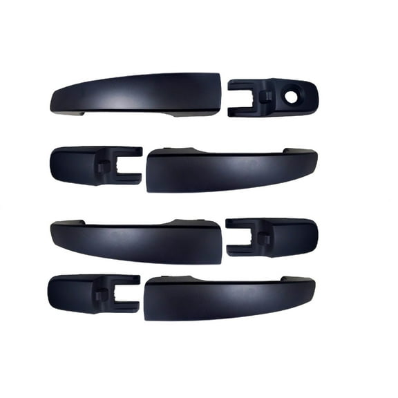 PT Auto Warehouse FO-3346P-QPK - Outer Exterior Outside Door Handle, Primed Black - Front/Rear Left/Right, Set of 4 Fits select: 2008-2011 FORD FOCUS