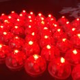 thumbnail image 1 of YUANOU 100 Pcs / Lot Balles Rondes Multicolores Led Mini Flash, Appliqué à la Décoration de Fête d'Anniversaire Mariage Noël (Rouge), 1 of 4