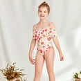 thumbnail image 5 of LYMAYTER 2-12Y Kids Girls' One Piece Swimsuit Toddler Quick Dry Swimwear Baby Halter Ruffle Bathing Suit - UPF 50+, 5 of 10