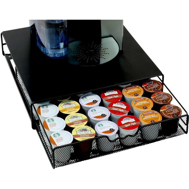 DecoBrothers K Cup Holder Drawer for 36 Coffee Pods Storage Black C31 Walmart