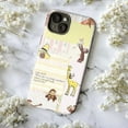 thumbnail image 5 of Curious George & Friends Patchwork Phone Case with Luke 6:37 Quote Protective Cover for iPhone 17 16 15 14 13 12 11, 5 of 6