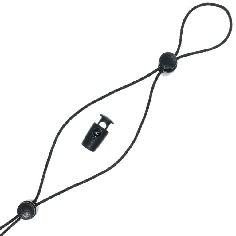 Micro Single Barrel Cord Locks – Best for Mini, Micro, Nano Paracord  Projects (Black, 5 Pack)