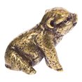 thumbnail image 3 of Estatuilla pequeña de latón con forma de cerdo, estatua de decoración del hogar, escultura de cerdo en miniatura, 3 of 5