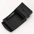 thumbnail image 6 of Classic Solid Buckle Automatic Ratchet Leather Belt Buckle, Black, Fits 40mm, 6 of 6