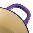 thumbnail image 3 of Olla holandesa redonda de hierro fundido esmaltado Crock-Pot Artisan, 5 cuartos, color morado lavanda, 3 of 5