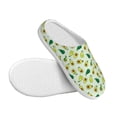 thumbnail image 3 of Yiaed Cartoon Fruit Print Slippers Fuzzy Warm Cozy Slippers Non Slip House Slippers For Indoor Outdoor Slippers House Slippers-35/36, 3 of 7