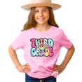 thumbnail image 3 of Retro Third Grade Shirt for Girls Back to School Groovy Girly 3rd Grade T-Shirt Pink Shirt Youth Large, 3 of 5