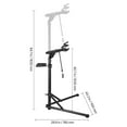 thumbnail image 6 of KFFKFF Heavy-Duty Bike Repair Stand, Supports 85 lbs with Adjustable Height (40.7-64.1 in), Magnetic Tool Tray, Foldable Maintenance Rack for Mountain and Road Bikes, 6 of 9