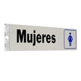 thumbnail image 3 of Letrero Para Puertas Mujeres Aluminio 20.3X5.1 Cm, 3 of 3