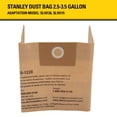 thumbnail image 4 of Bolsa de filtro desechable para aspiradora húmeda y seca Stanley, paquete de 3, 4 of 7