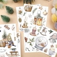 thumbnail image 4 of SATINIOR 16 Hojas de Transferencias Navideñas para Manualidades y Muebles Pegatinas de Gnomo de Reno y Muñeco de Nieve de Navidad Calcomanías para Álbumes de Recortes DIY Tela de Madera Diario Sobres, 4 of 4