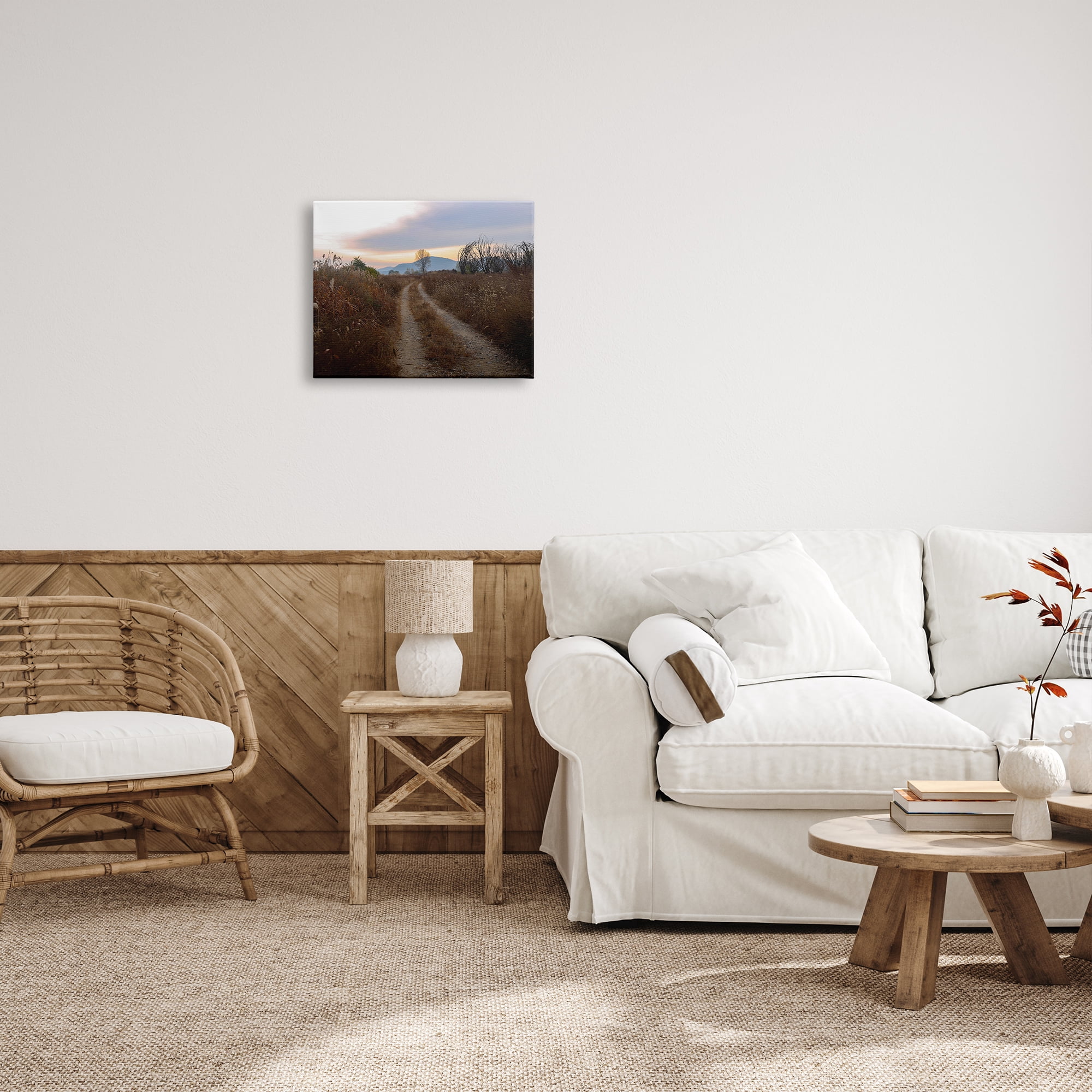 Stupell Industries Rural Trail Landscape Nature Photography Gallery Wrapped Canvas Print Wall Art, 20 x 16