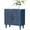 Blue, variant on LEFHDA Vintage French Style Accent Cabinet with Storage, 30.7" Sideboard Buffet Cabinet with 2 Floral Carved Doors & Distressed Design, Hallway, Dining Room, Antique Walnut 1PC