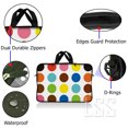 thumbnail image 2 of LSS 10.2 inch Laptop Sleeve Bag Carrying Case Pouch with Handle for 8" 8.9" 9" 10" 10.2" Apple MacBook, Acer, Asus, Dell, Polka Dots, 2 of 3