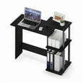 thumbnail image 5 of Furinno Efficient Home 15.6 in x 39.6 in x 33.6 in Composite Wood Portable Computer Desk, Solid Black/Grey, 5 of 6
