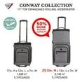 Conway 17" Vertical Rolling Underseater W/ Top Expansion Section Dark