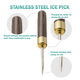 thumbnail image 3 of Picahielos para romper hielo. Hecho de madera de pino de calidad y acero inoxidable apto para uso alimentario., 3 of 5